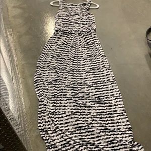 Navy and white Tart maxi dress